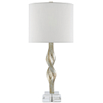 Настольная лампа с фигурным состаренным основанием Flooding with Light варинант исполнения - 2 | Loft Concept в Брянске