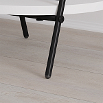 Стол приставной с 2-мя круглыми белыми столешницами ESSEL SIDE TABLE WHITE варинант исполнения - 3 | Loft Concept в Брянске