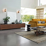 Фигурный приставной столик черного цвета AMORPHOUS варинант исполнения - 8 | Loft Concept в Брянске