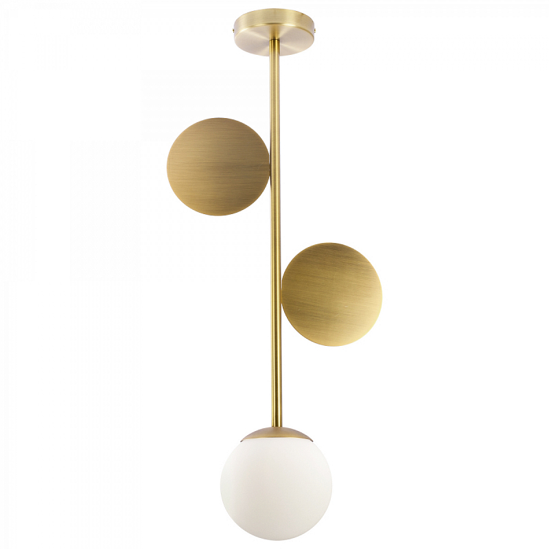 Люстра Areti Plates Pendant Золотой Белый Люстра Areti Plates Pendant Золотой Белый в Брянске | Loft Concept
