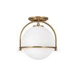 Потолочный светильник с плафоном в форме белого матового шара Hinkley варинант исполнения - 13 | Loft Concept в Брянске