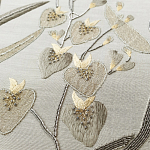 Обои с вышивкой ручной работы Moonlit Garden Original colourway on muslin варинант исполнения - 2 | Loft Concept в Брянске