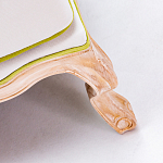 Кресло из натурального бука золотистое с изображением птиц и цветов Blooming Birds варинант исполнения - 3 | Loft Concept в Брянске