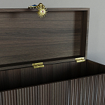 Большой дизайнерский Сундук Elsa Dreams Walnut варинант исполнения - 3 | Loft Concept в Брянске