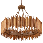 Люстра с абажуром из ротанга Wicker Furniture варинант исполнения - 3 | Loft Concept в Брянске