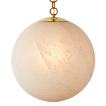 Подвесной светильник в форме шара из белого текстурного стекла Atmosphere варинант исполнения - 1 | Loft Concept в Брянске