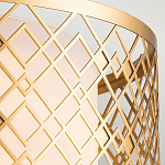 Потолочный светильник золотого цвета с каркасом в виде геометрических ромбов Elstead Lighting варинант исполнения - 4 | Loft Concept в Брянске