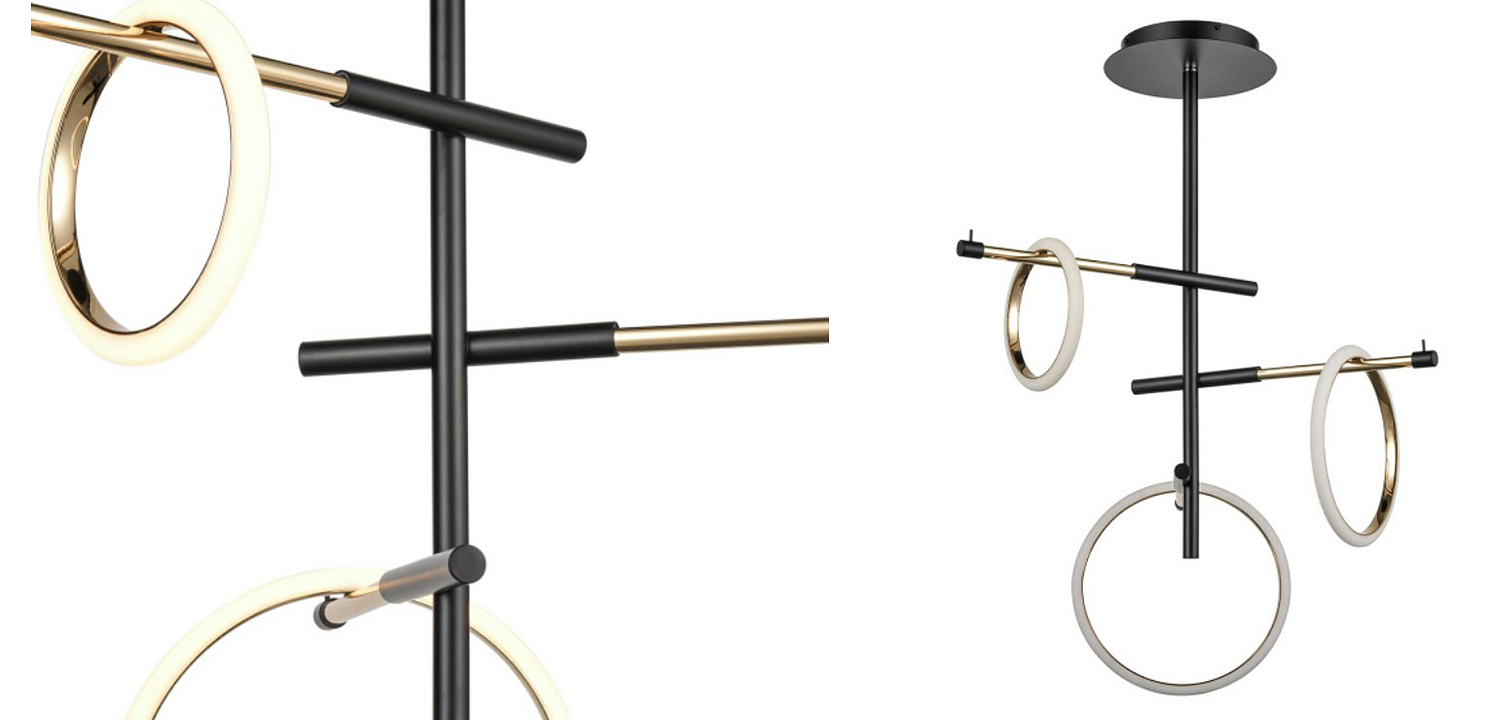 Люстра Jessenia Rings Chandelier 3 Люстра Jessenia Rings Chandelier 3 - Loft-Concept в Брянске
