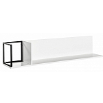 Полка навесная белая открытая Strict Lines  варинант исполнения - 3 | Loft Concept в Брянске