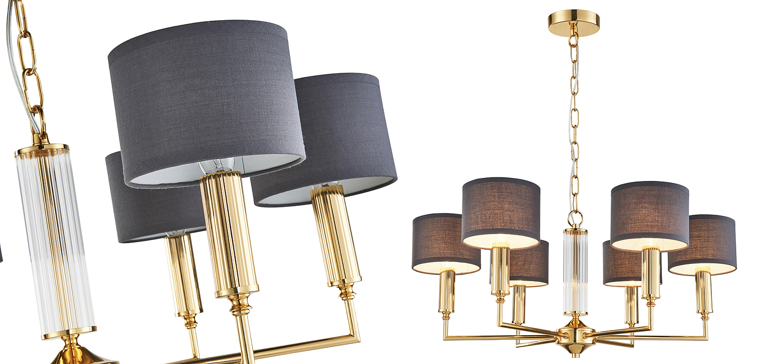 Люстра Laurent Chandelier grey 66 Люстра Laurent Chandelier grey 66 - Loft-Concept в Брянске