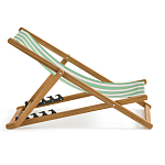 Шезлонг из акации и ткани Argentina варинант исполнения - 5 | Loft Concept в Брянске