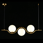 Люстра подвесная светодиодная Jagna 2 Gold and White варинант исполнения - 2 | Loft Concept в Брянске