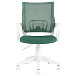 Офисное кресло с основанием из белого пластика Desk chairs Green варинант исполнения - 2 | Loft Concept в Брянске