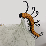 Статуэтка фантастический фрукт Exotic Tropical Fruit orange and white 67 варинант исполнения - 3 | Loft Concept в Брянске