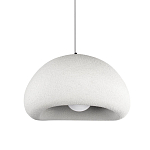 Подвесной светильник с куполообразным белым фактурным абажуром Sergey Makhno варинант исполнения - 1 | Loft Concept в Брянске