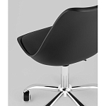 Офисный стул на металлическом основании EGGERY Black пластик варинант исполнения - 3 | Loft Concept в Брянске