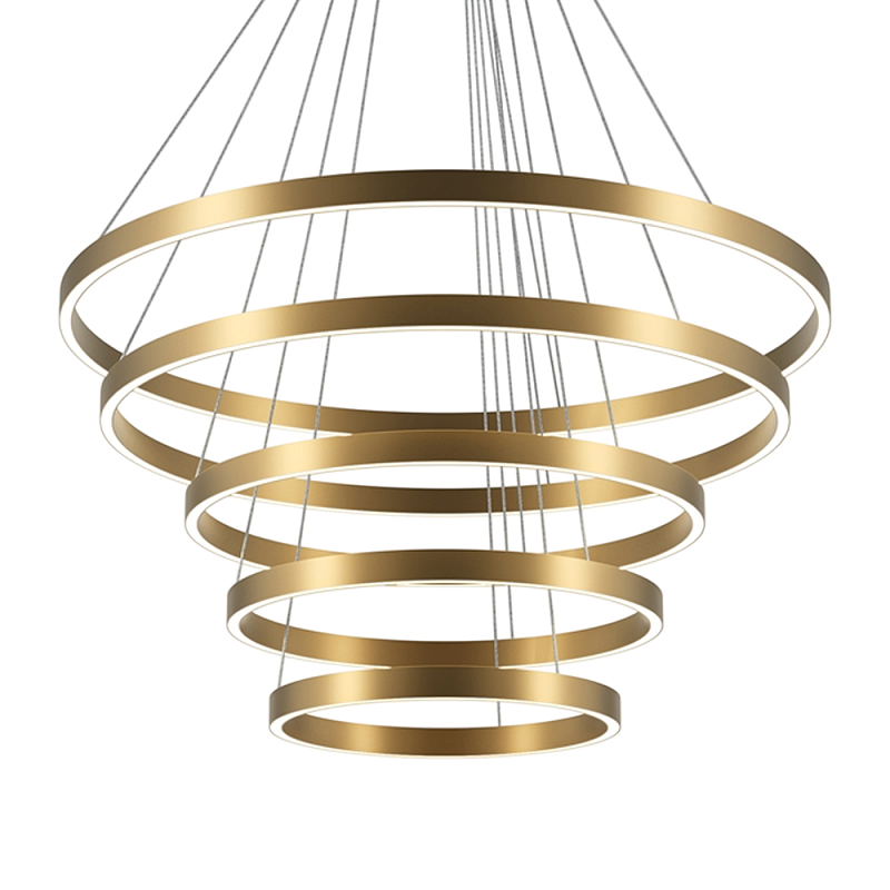 Люстра подвесная Rim 2600-3500К Латунь в Брянске | Loft Concept 