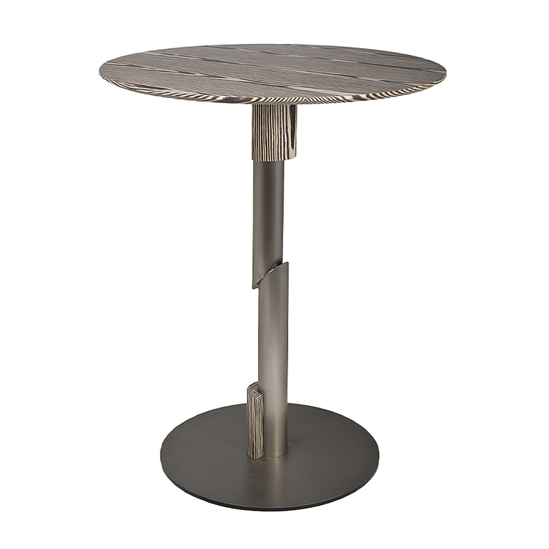 Стол барный круглый высокий с полосатым узором Zebroids  в Брянске | Loft Concept 