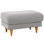 Мягкий пуф на деревянных ножках Garner Pouf Light варинант исполнения - 1 | Loft Concept в Брянске