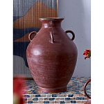 Ваза бордовая с 4-мя фактурными ручками Vase Burgundy Glaze варинант исполнения - 4 | Loft Concept в Брянске