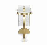 Консоль белая геометрической формы Collision варинант исполнения - 1 | Loft Concept в Брянске