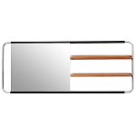 Настенное зеркало с двумя полками Two Shelves Functional Mirrors варинант исполнения - 1 | Loft Concept в Брянске