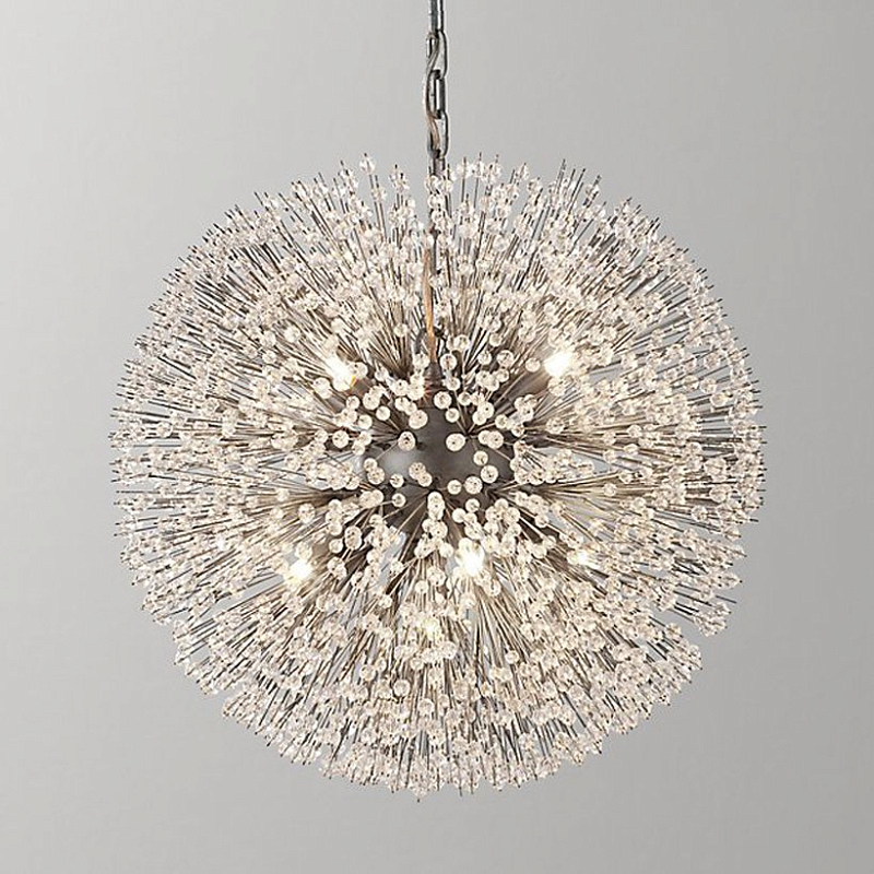 Люстра Dandelion Chandelier Серебряный Люстра Dandelion Chandelier Серебряный в Брянске | Loft Concept