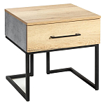 Тумба прикроватная с ящиком в стиле лофт Urban Style Space 2 варинант исполнения - 2 | Loft Concept в Брянске