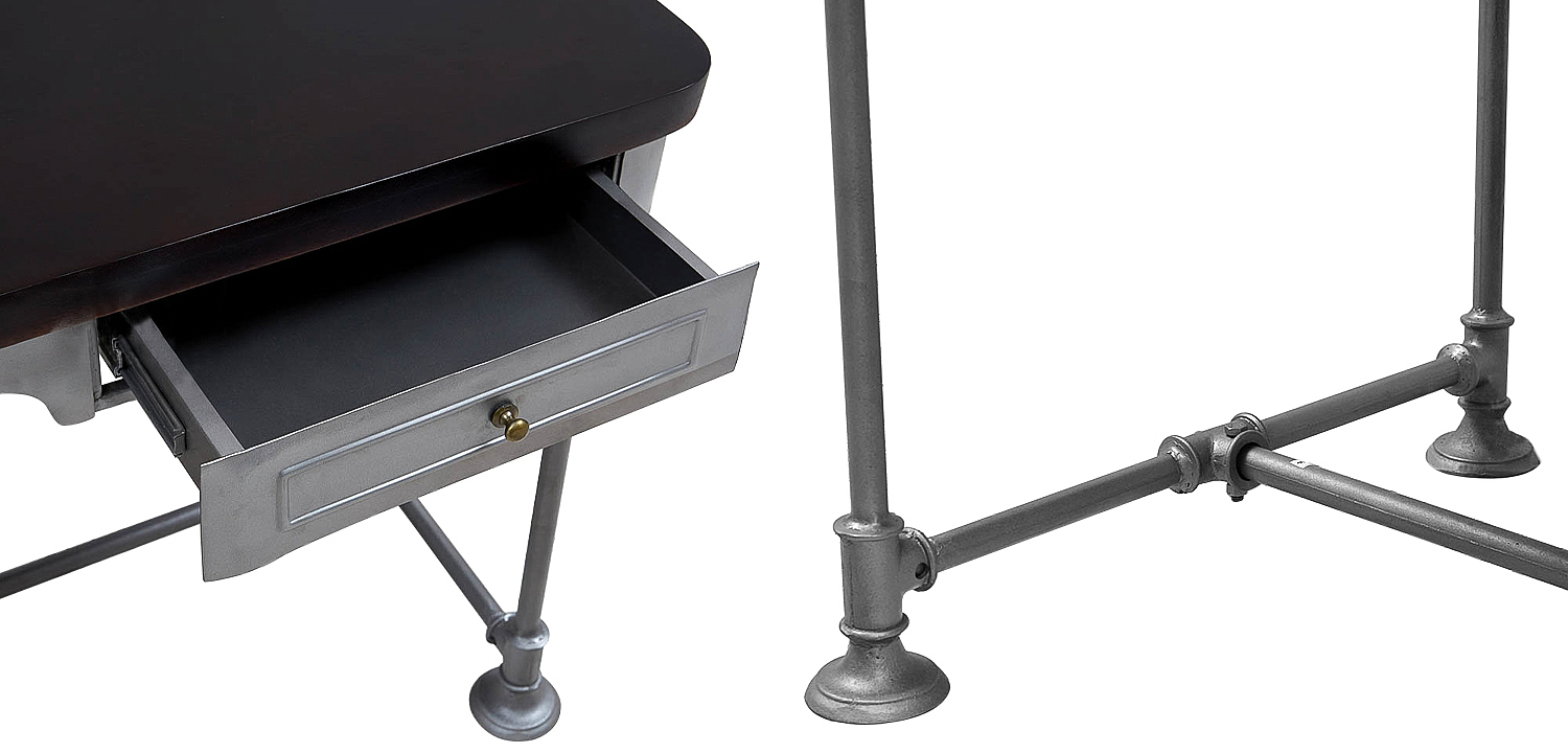 Рабочий стол Iston Metal Wood Desk Рабочий стол Iston Metal Wood Desk - Loft-Concept в Брянске