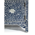 Комод инкрустация костью ORIENTAL Indian синий орнамент варинант исполнения - 5 | Loft Concept в Брянске