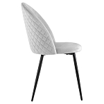 Мягкий стул в сером велюре Miruna Chair варинант исполнения - 5 | Loft Concept в Брянске