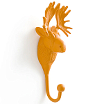 Настенный крючок голова оленя Deer Wall Hook Mustard варинант исполнения - 2 | Loft Concept в Брянске