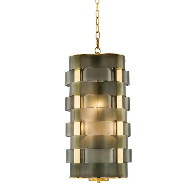 Люстра Chandelier Martinique Золотой Зеленый смок Люстра Chandelier Martinique Золотой Зеленый смок в Брянске | Loft Concept