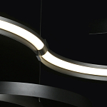Люстра подвесная светодиодная в виде волнообразной ленты Ribbon Vortex варинант исполнения - 6 | Loft Concept в Брянске