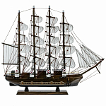 Декоративная модель деревянного тёмно-коричневого парусника в подарочной упаковке With The low варинант исполнения - 1 | Loft Concept в Брянске