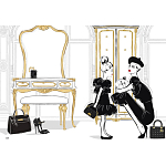 Megan Hess. Te Lttle Blk Dess варинант исполнения - 8 | Loft Concept в Брянске