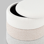 Пуф Three Colors в ткани букле из трех цветов  варинант исполнения - 4 | Loft Concept в Брянске