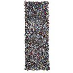 Ковер прямоугольный разноцветный из джинсовой одежды Zero Waste варинант исполнения - 1 | Loft Concept в Брянске