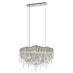 Люстра подвесная с металлическими цепочками и изогнутыми металлическими дугами 72 см Atlantis Chain варинант исполнения - 2 | Loft Concept в Брянске