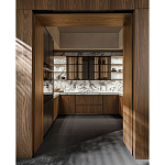 Кухонный гарнитур из массива дуба и камня Ratio Dada Engenereed варинант исполнения - 5 | Loft Concept в Брянске