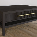 Кофейный стол Primo с двумя ящиками Темный орех варинант исполнения - 3 | Loft Concept в Брянске