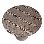 Стол барный круглый высокий с полосатым узором Zebroids варинант исполнения - 2 | Loft Concept в Брянске