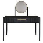 Туалетный Стол с зеркалом Primo Черный дуб варинант исполнения - 9 | Loft Concept в Брянске