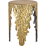 Столик дизайнерский Copper streaks варинант исполнения - 1 | Loft Concept в Брянске