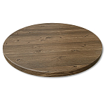 Стол журнальный c коричневой круглой столешницей на трех металлических ножках Charm Coffee Table варинант исполнения - 2 | Loft Concept в Брянске