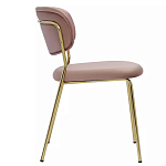 Стул Singer Chair без подлокотников Розовый Велюр варинант исполнения - 2 | Loft Concept в Брянске