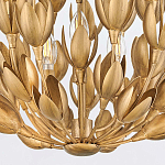 Люстра золотого цвета из множества металлических лепестков в форме тюльпанов Hinkley варинант исполнения - 5 | Loft Concept в Брянске