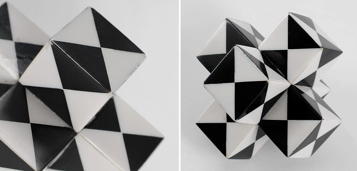 Статуэтка Geometric Figure black and white Статуэтка Geometric Figure black and white - Loft-Concept в Брянске