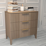 Комод коричневого цвета с 3-мя ящиками Harper Line варинант исполнения - 2 | Loft Concept в Брянске