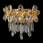 Бра с декоративными элементами в виде крупных хрустальных цветов Palace Gardens варинант исполнения - 1 | Loft Concept в Брянске